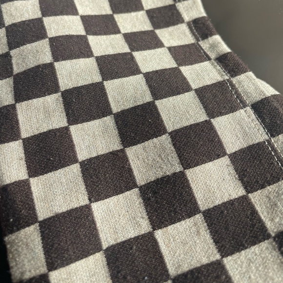 Reformation Callista Knit Two Piece in Brown Check sz Medium - Picture 4 of 4